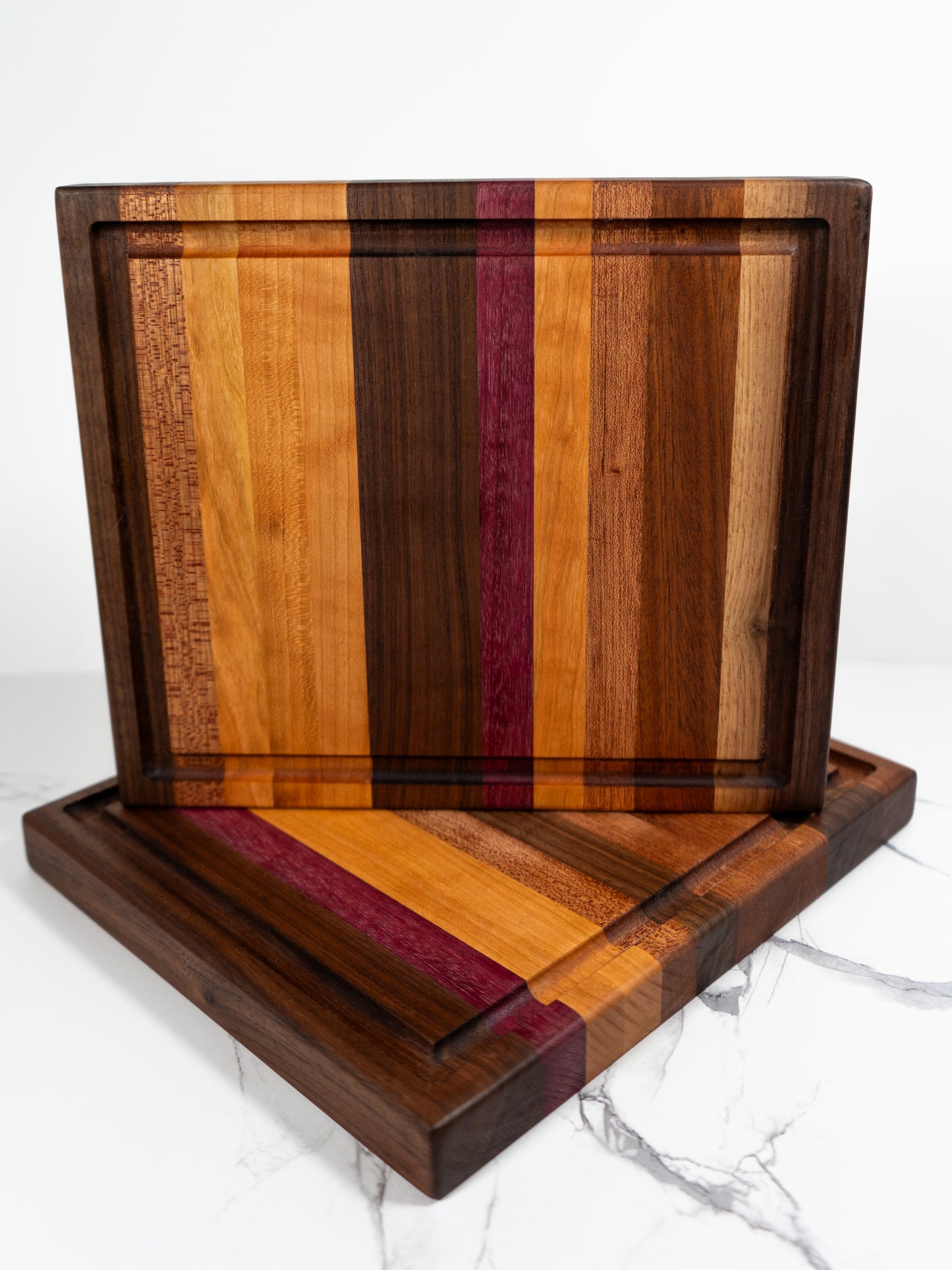 Wooden Cutting Board - Random pattern Purple #3