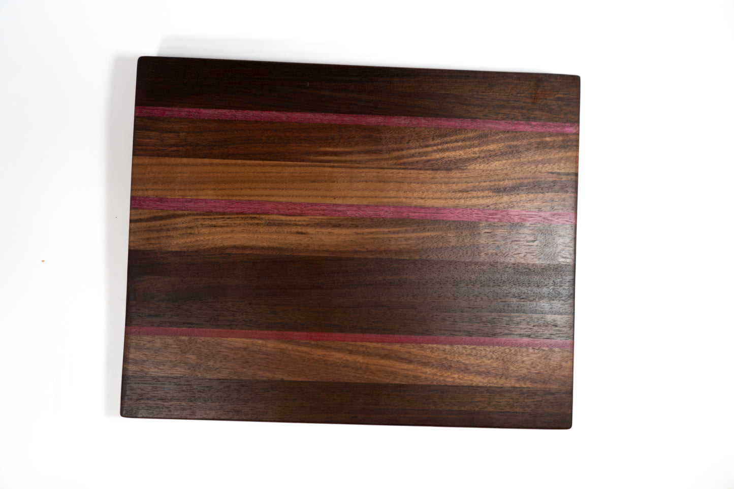 Ready to Ship- Handcrafted Walnut and Purple Wooden Cutting Board