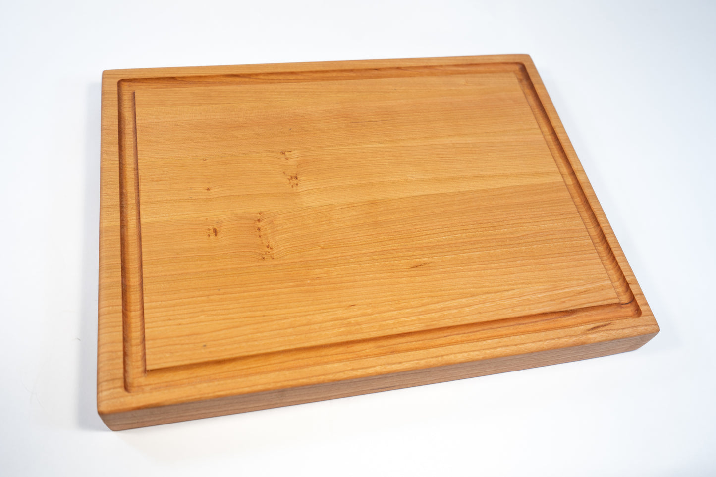 Ready to ship - Cherry Medium Thicker Wooden Cutting Board