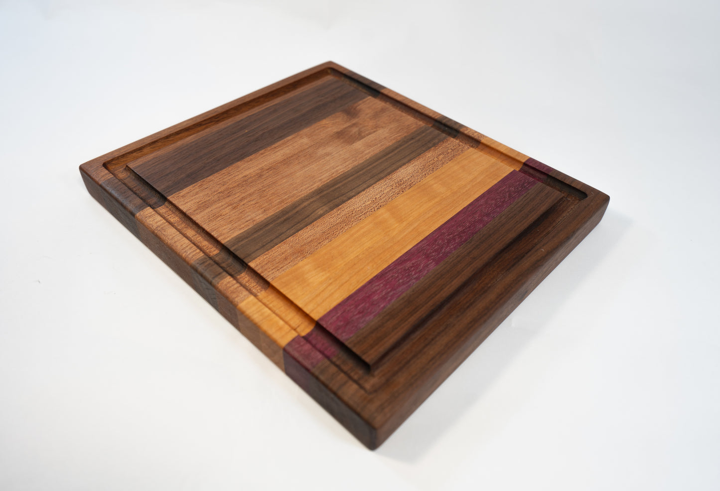 Wooden Cutting Board- Patterned Cutting Board Purple #1