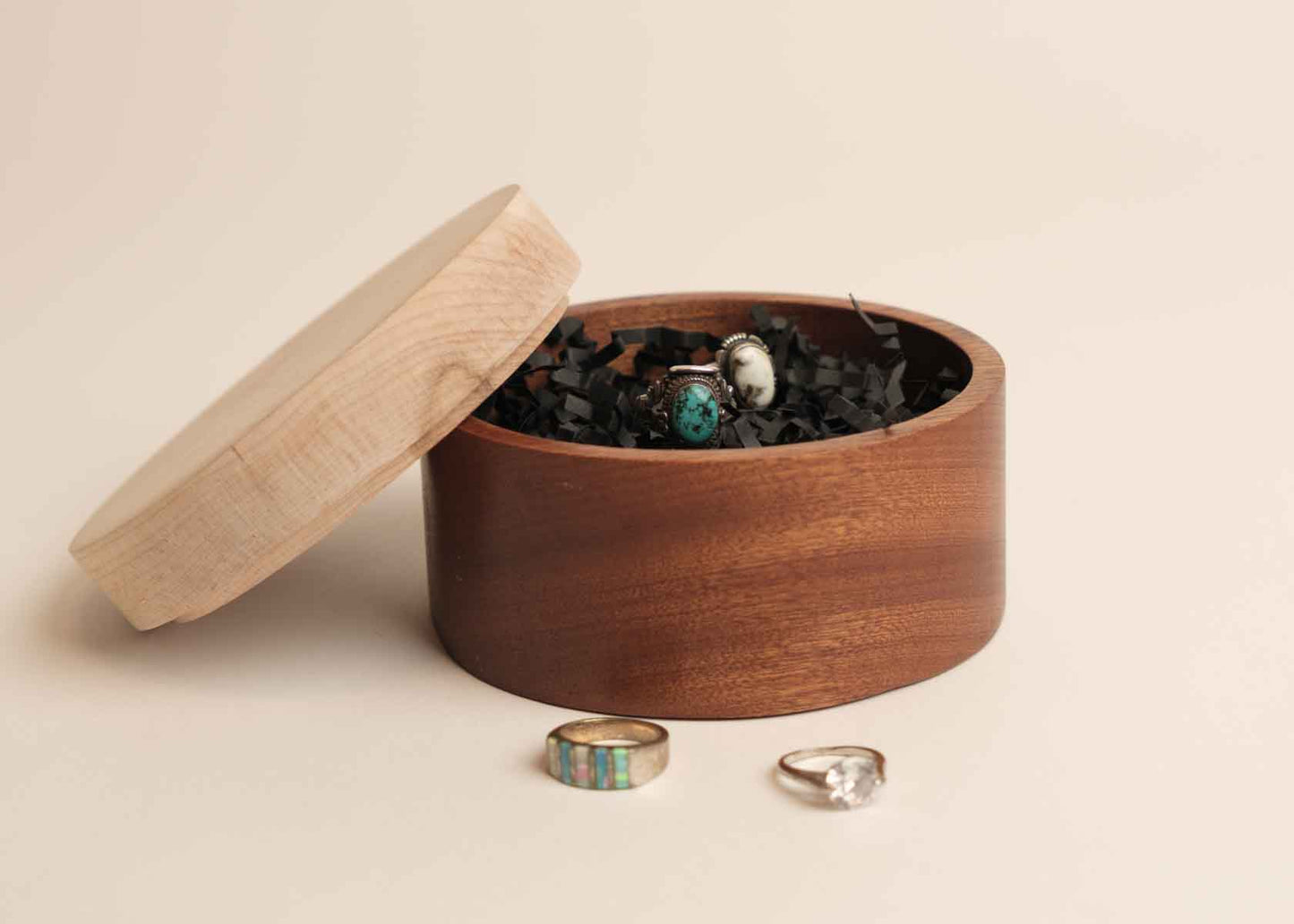 Handcrafted Round Box