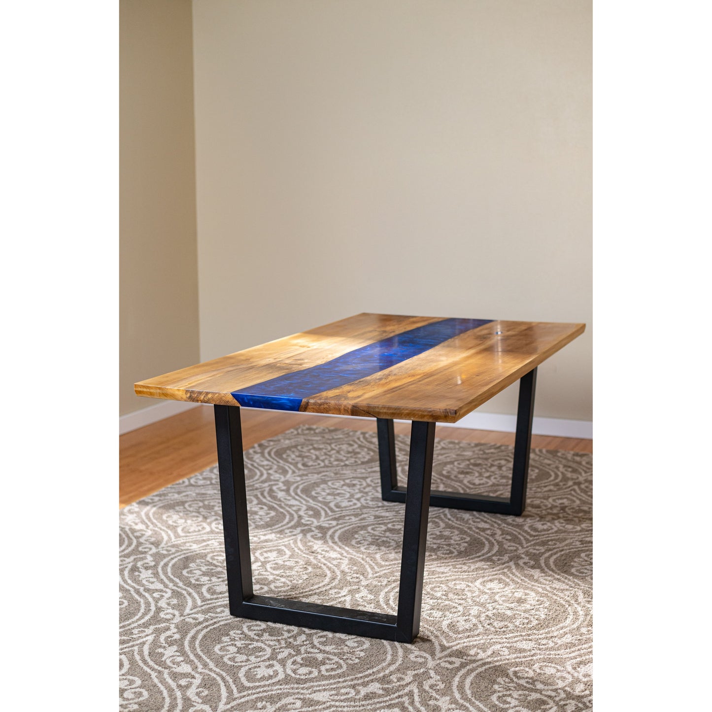 Poplar Wood Custom Picnic Tables front view