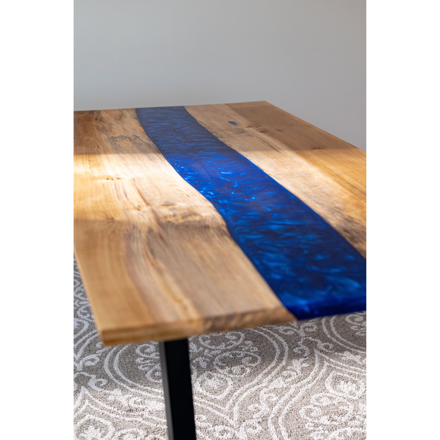 Poplar Wood Custom Picnic Tables close up view